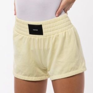 *TALENTLESS WOMEN LEMON TONIC BOXING SHORTS SZ:M/L